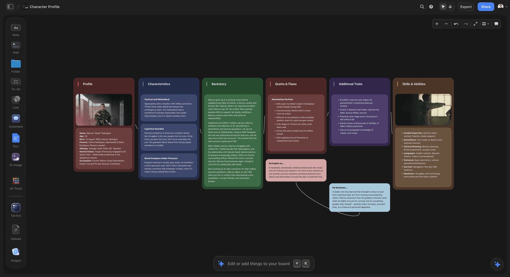 The brief, the constraints and the rejected directions held together as the argument behind a design